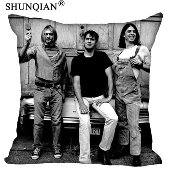 

Nirvana Pillowcase Square Zippered Home Decorative Pillow Cover Wedding Custom Gift For Two Sides Printed