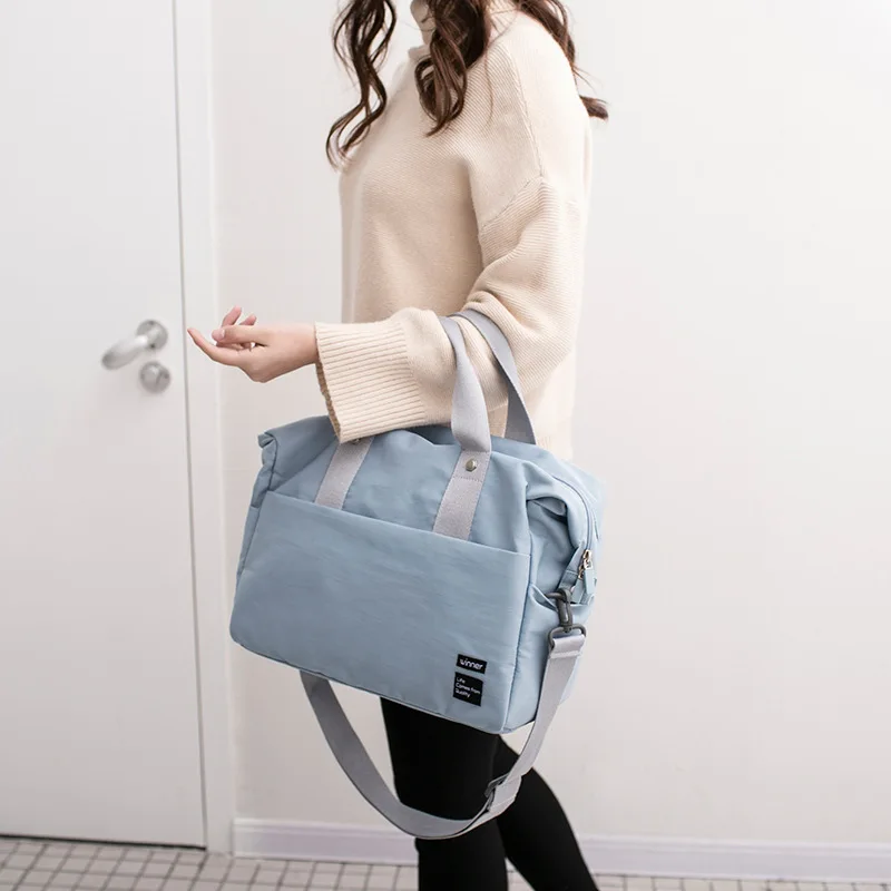 

Fashion Swimming Shoulder Bag Large Capacity Short Trip Travel Organizer Multi-purpose Waterproof Fitness Bag