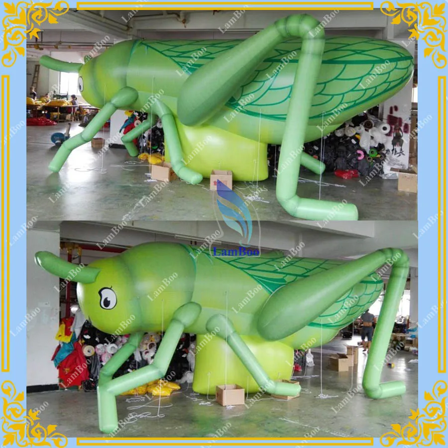 

Giant 7 meters Long Inflatable floated grasshopper Balloon