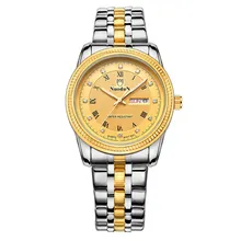 New Quartz Fashion Wristwatch Women 40mm Complete Calendar Auto Date Men Watch Stainless Steel Strap Mens