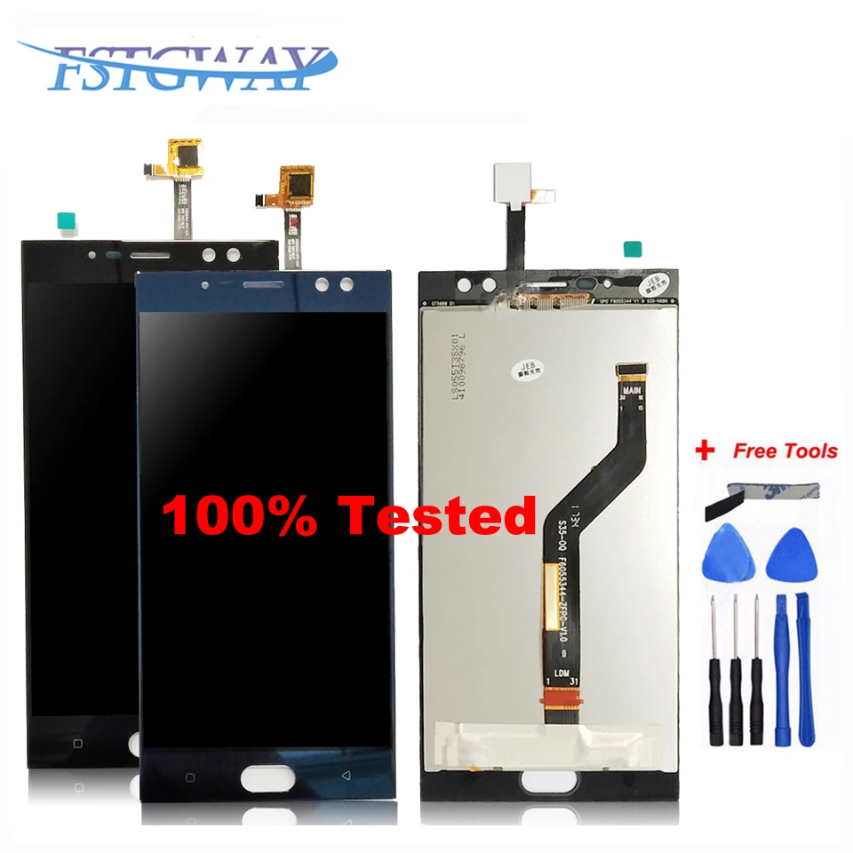 

Black/Blue color For 5.5 inch Oukitel K3 LCD Display+Touch Screen 100% Tested Screen Digitizer Assembly Replacement+Free Tools