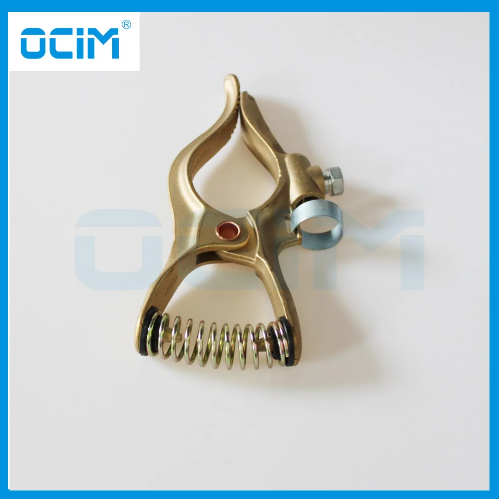 Brass American type earth clamp 5
