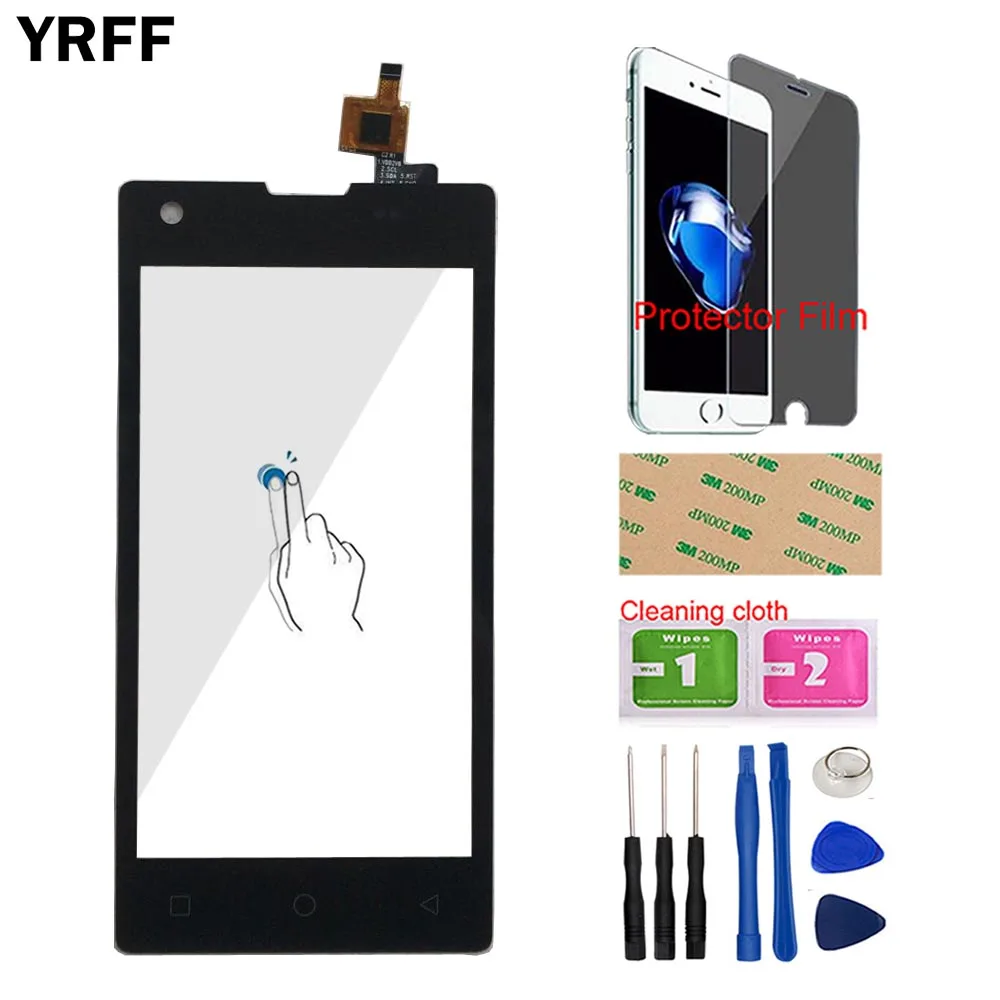 

Moible Touch Screen Front Glass For Tele2 Midi Smartphone Digitizer Touch Glass Sensor Touchscreen Touchpad Tools Protector Film