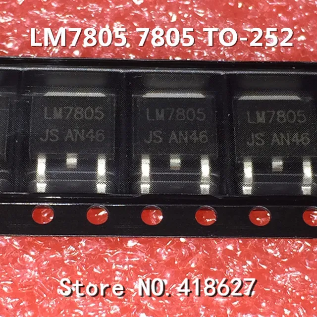 50PCS-LOT-LM7805-7805-TO-252-Three-termi