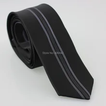 YIBEI Coachella Галстуки Тонкий облегающий узкий мужской галстук из жаккардовой ткани, черный Gravatas Masculinas тонкий серый в Вертикальную Полоску Галстуки