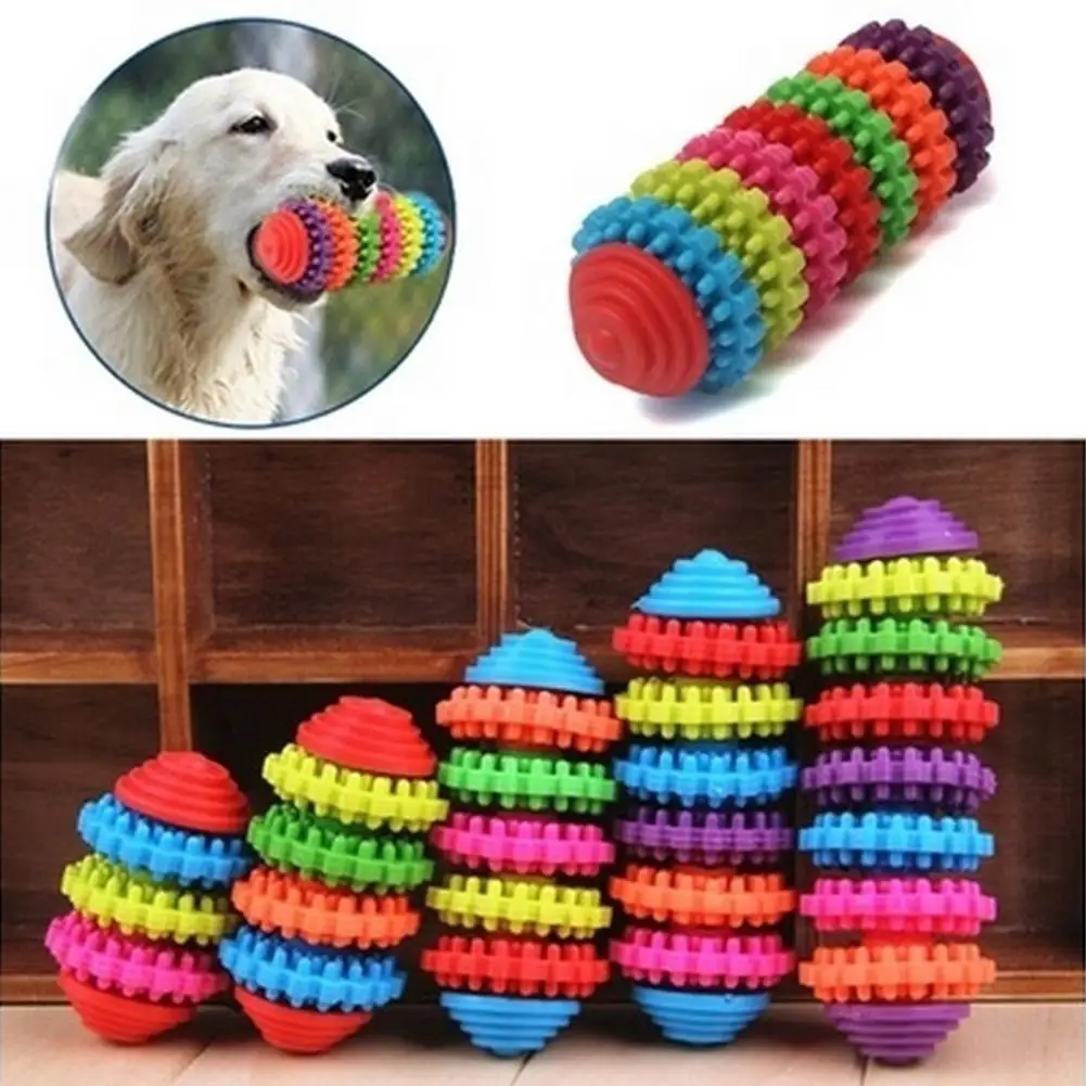 

TPFOCUS Pet Big Dog Toys Puppy Cat Dental Health Chew Funny Interactive Rubber Pacifier Bones Bite Resistant Toy of Food