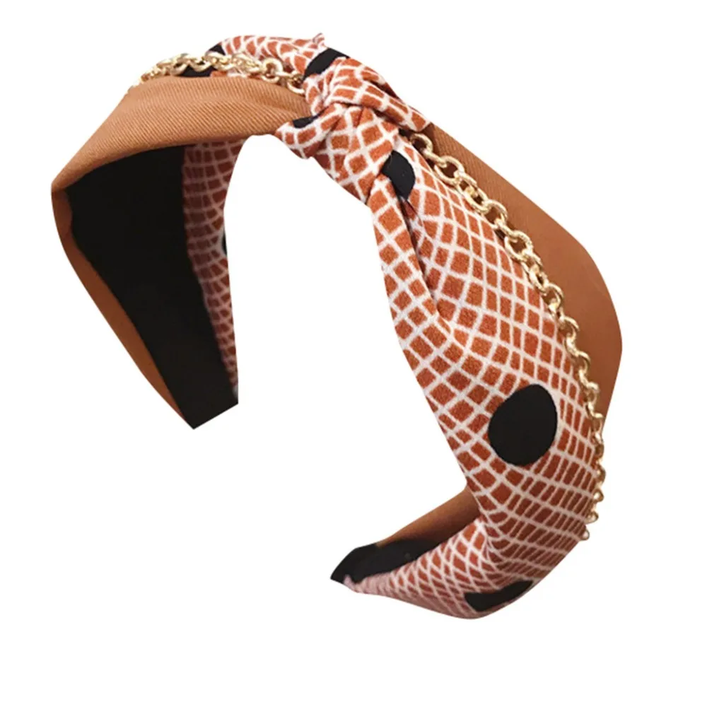 

Fashion Wide Side Knot Hairband Turban Headband Elastic Hairband Hair Accessories for Girls No Slip Knotted Hair Band for Women