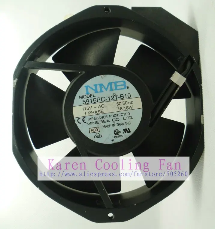 Вентилятор охлаждения NMB 17 см 115V 50/60Hz 16/18W 5915PC 12T B10 A00 AC|ac cooling fan|cooling fanac fan |