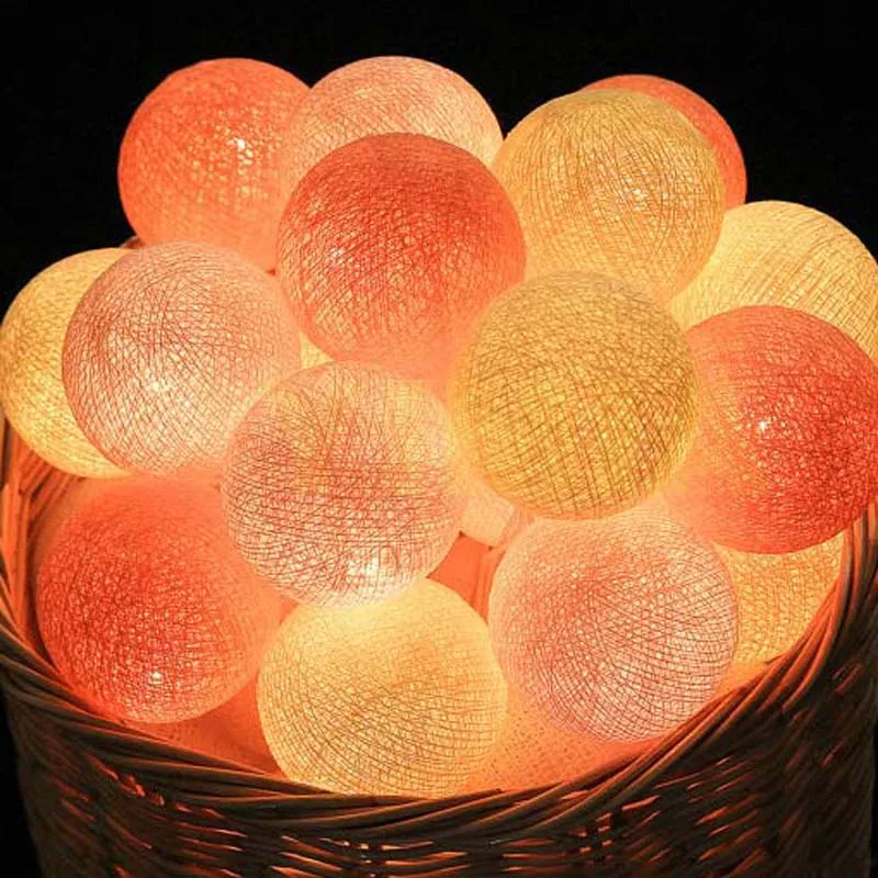 80 bolas de algodón batería AC enchufe LED Navidad vacaciones luces guirnalda LED cadena luces de hadas guirlande lumineuse luces lámparas 80 bolas de algodón batería AC enchufe LED Navidad vacaciones luces guirnalda LED cadena luces de hadas guirlande lumineuse luces lámparas