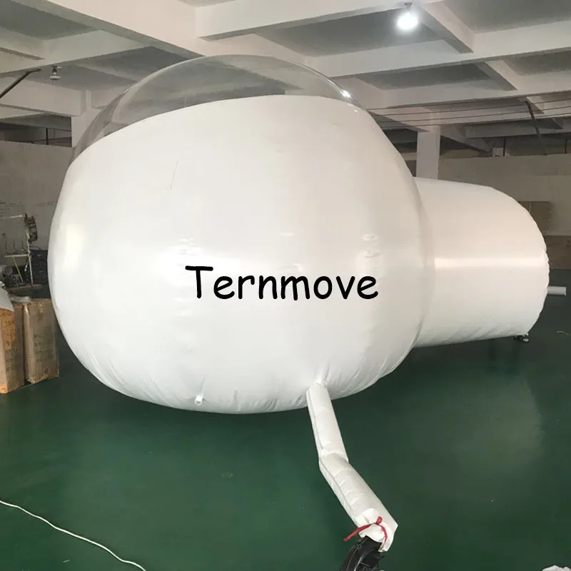  Inflatable Half Clear Bubble Camping Dome Lawn beach Tent 4m diameter room Inflatable Bubble House 