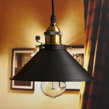 

Ceiling lamp retro industrial vintage hanging iron pendant lights not include bulb