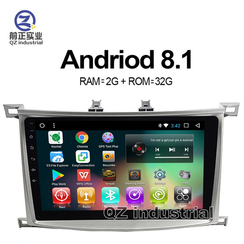 QZ промышленный HD 9 &quotAndroid 8 1 T3 автомобильный dvd-плеер для Toyota Land Cruiser 100 LC100 2003-2007 с 3G