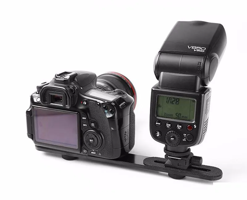 Двойной кронштейн для фотовспышки для вспышки Speedlite видео светильник рукоятка для камеры Speedlite штатив кронштейн