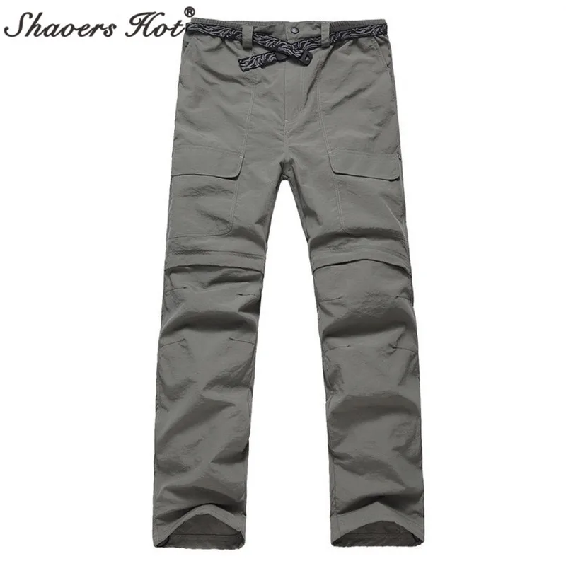 Hombres verano y primavera secado rápido senderismo y trekking pantalones extraíble pantalones de camping y al aire libre pantalones ultrafinos 5688 Hombres verano y primavera secado rápido senderismo y trekking pantalones extraíble pantalones de camping y al aire libre pantalones ultrafinos 5688