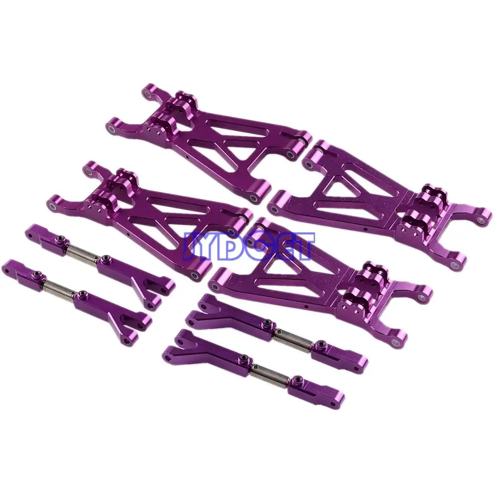 

1SET Aluminum Front +Rear Upper+Lower Arm For RC Model HPI 1/8 SAVAGE 21 25 SS 3.5 4.6 FLUX X XL RC CAR