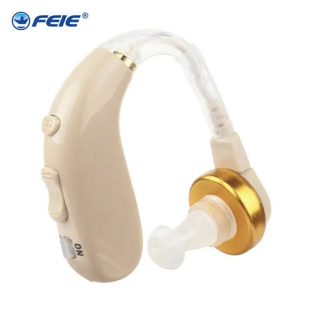 

FDA Approved Small BTE high Quality Hearing Aid adjust frequency Sound Amplifier for hearing weak ear care fsatshippingS-130