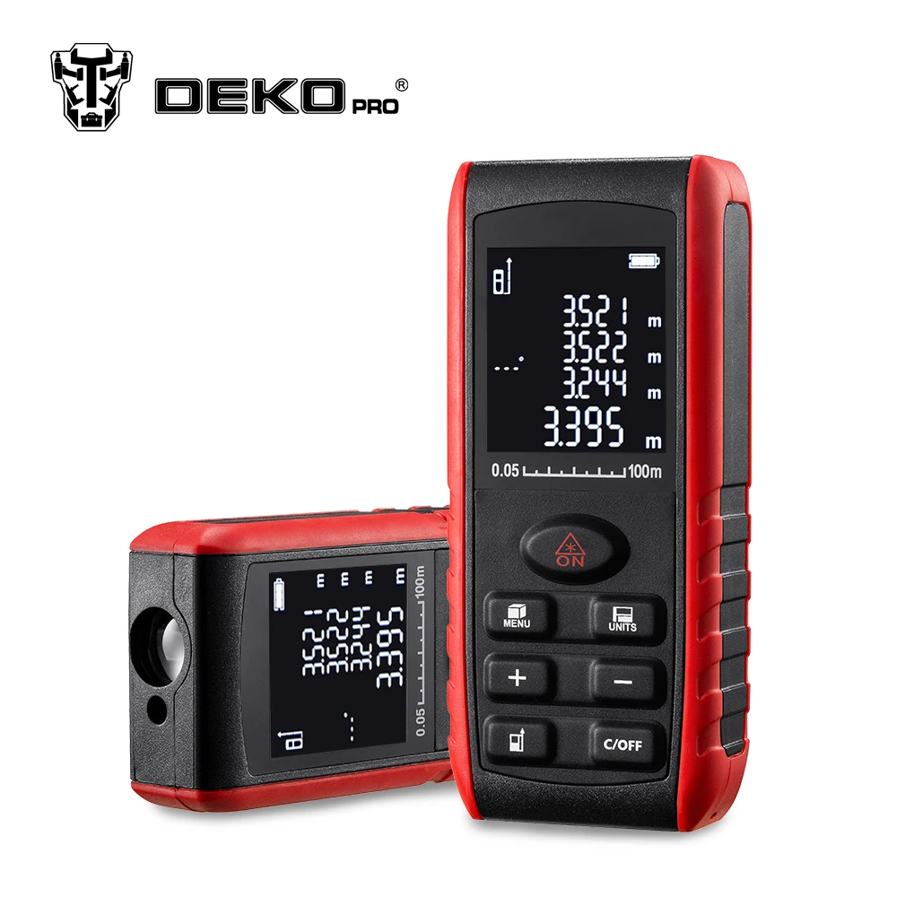 Dekopro LRE520 ручной лазерный дальномер 40 м 60 80 100 мини лента диапазон finder Diastimeter