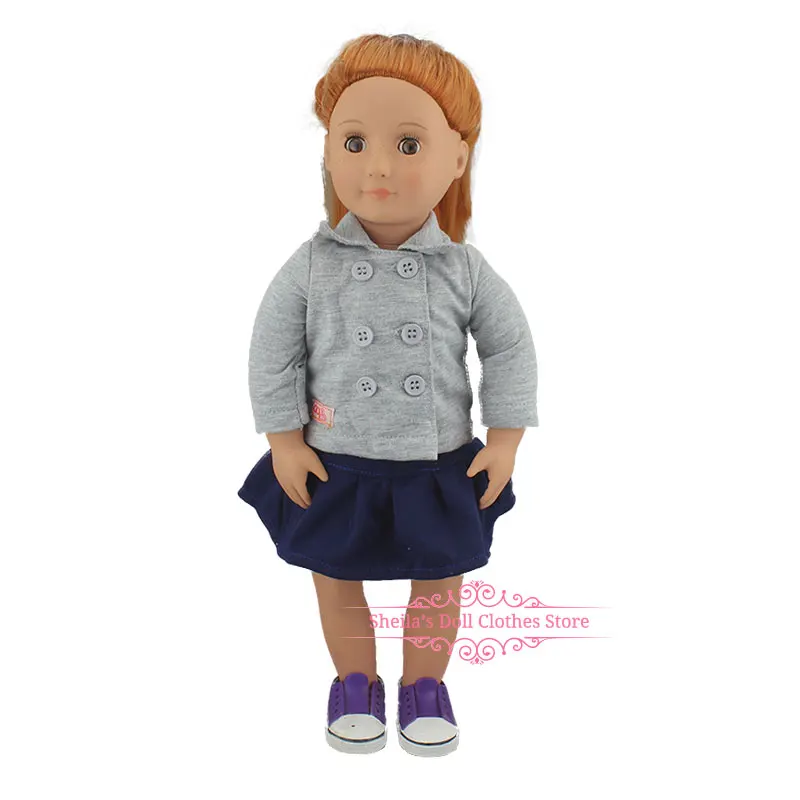 New Lovely Arrival Fashion Jean Skirt For 18 inch American Girl Doll Clothes,(Shoes are not included