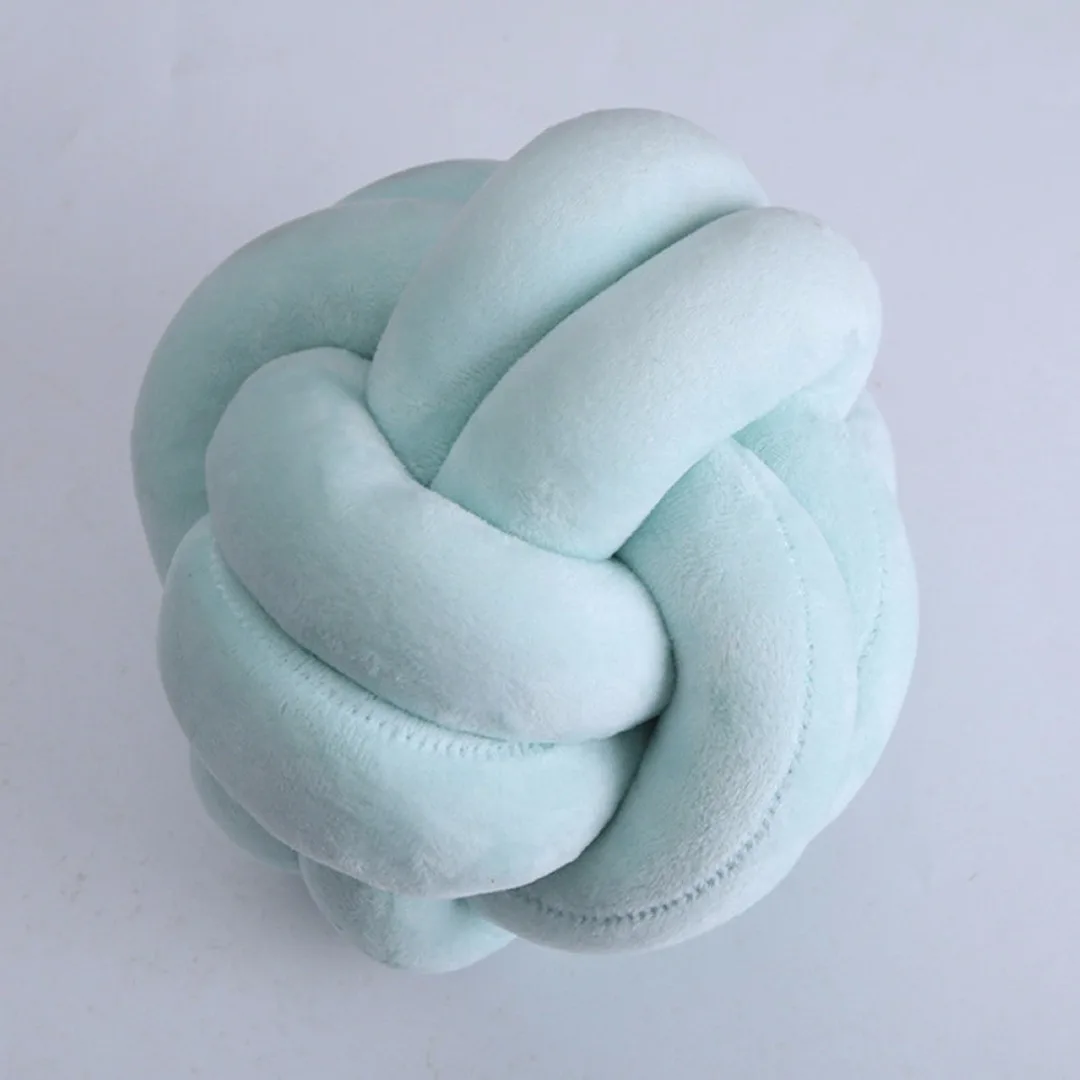 Creative Soft Knot Cushion Knotted Ball Pillow Home Sofa Office Decor Pillow