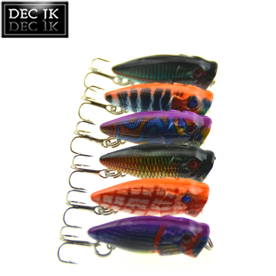 6pcs Hard Artificial Baits Hooks Goods Fishing Accessories Supplies Trolling Swimbait Jerkbait Tackle Sets Of Lures Laser Bait (8)