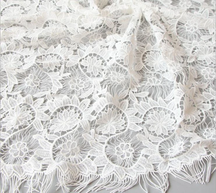 The Milk Silk Embroidery Fabrics Retail And Wholesale Fabric AliExpress