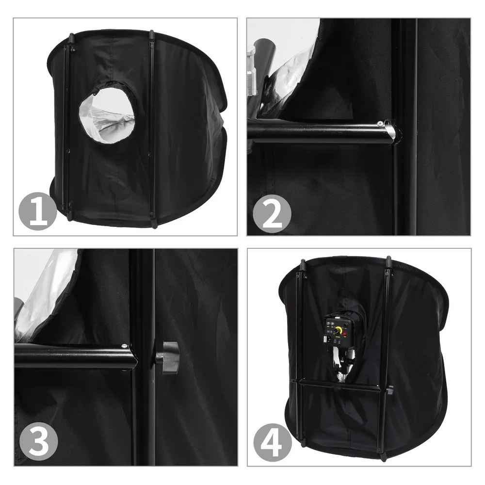 Modificador para Velocidadelite Meking Piso Nível Dobrável Softbox Estúdio Luz Flash Estroboscópio Retrato Tiro 70*100cm - Image 2
