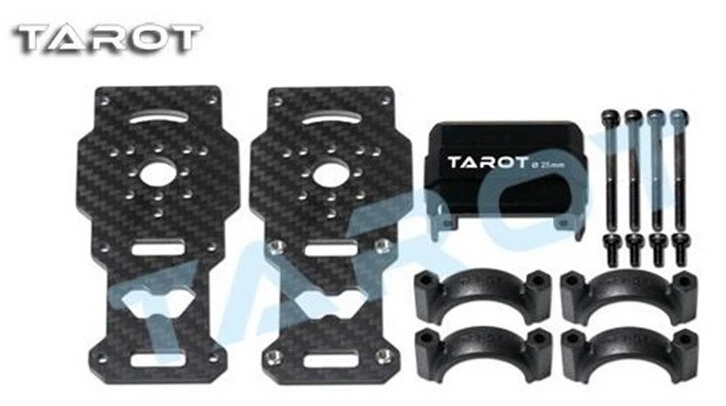 

F10266/F10267 Tarot TL96026-01 Diameter 25MM Carbon Fiber Model Motor Mounts For Helicopter FS