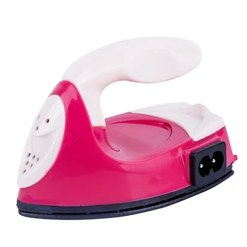 

Mini Electric Iron US/ EU Plug Boards Travel Irons Portable Mini Electric Crafting Irons Non-Stick Soleplate Handmade Beans