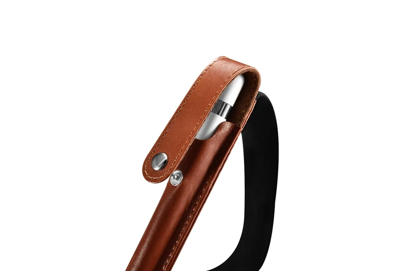 Для iPad Карандаш сумка пенал Роскошные Оригинальные Подлинная кожаный чехол держатель Бизнес ручки сумки коричневый, черный ручка