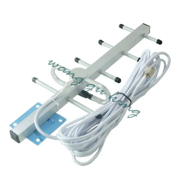 

10m cable Yagi outdoor antenna 824-960Mhz 5 Units Yagi Antenna for GSM 900MHz / CDMA 850MHz signal repeater Outdoor antenna