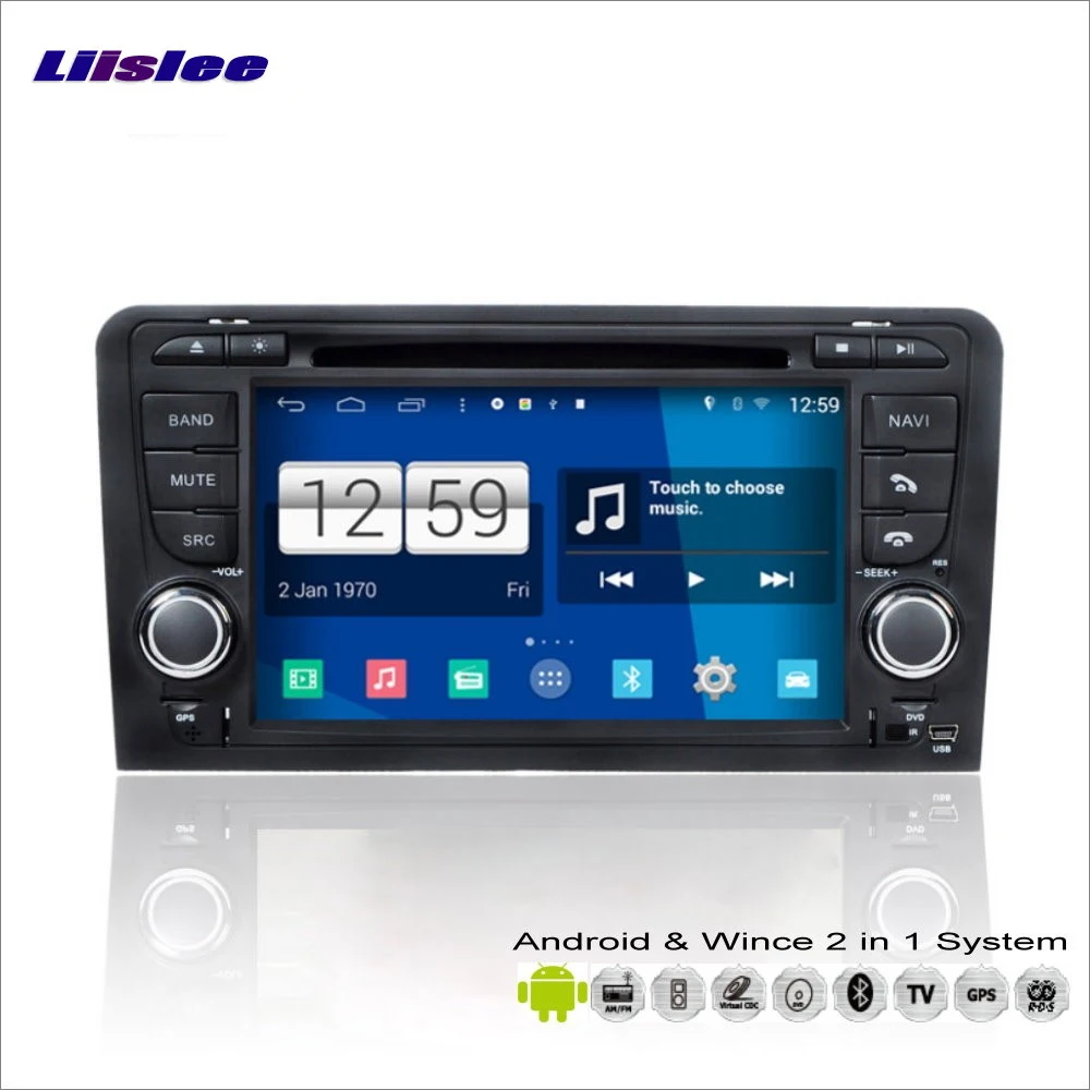 Discount Liislee Car Android Multimedia For Audi A3 S3 2003~2013 Radio CD DVD Player GPS NAV Navi Navigation Audio Video Stereo System 2