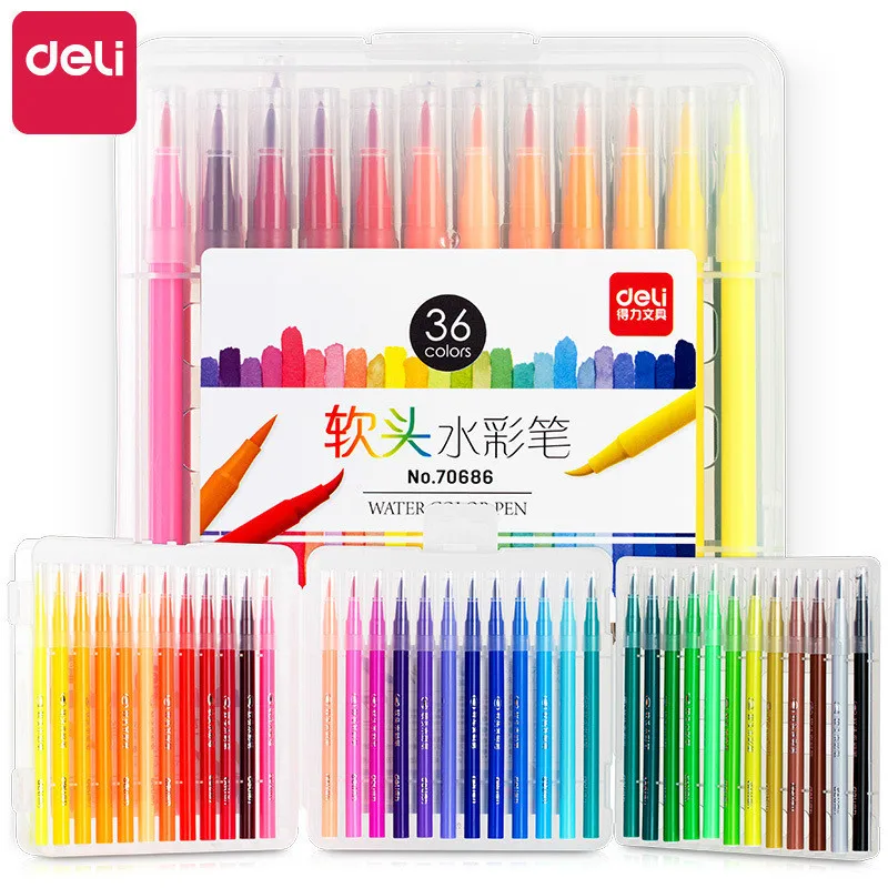 https://ae01.alicdn.com/kf/HTB1o5euavWG3KVjSZFPq6xaiXXa4/Deli-Soft-Head-Watercolor-Pen-Set-24-36-48-Colors-Professional-Washable-Hand-painted-Watercolor-Pens.jpg