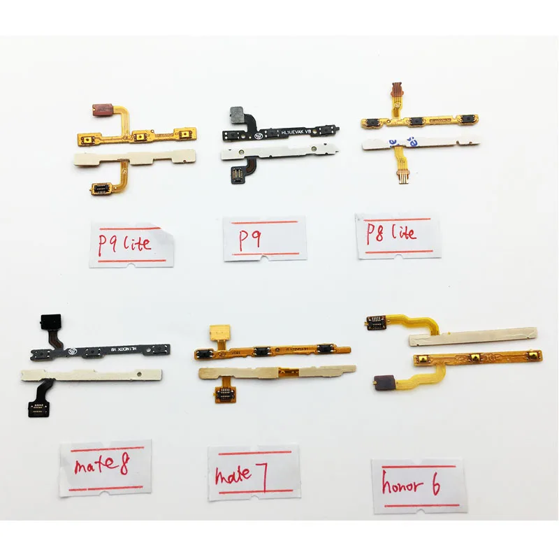 

P smart Power on off volume switch Side Button Flex Ribbon For Huawei P7 P8 P9 Lite Honor 6 Plus Mate S Mate 7 8 9 Parts