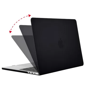 

2019 New Matte Laptop Shell Hard Case Cover +Keyboard Cover for Macbook Pro Retina 12 13 15 Air 11 13 Touch Bar & ID 13 15 inch