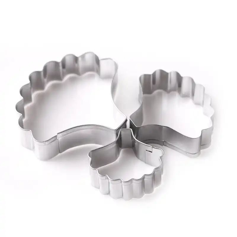 Goonbq 3 ピース セットカーネーションクッキー型ステンレス鋼花びらケーキ型クッキーフォンダンビスケット型 Stainless Steel Cake Mold Fondant Cake Moldcookie Mold Set Aliexpress