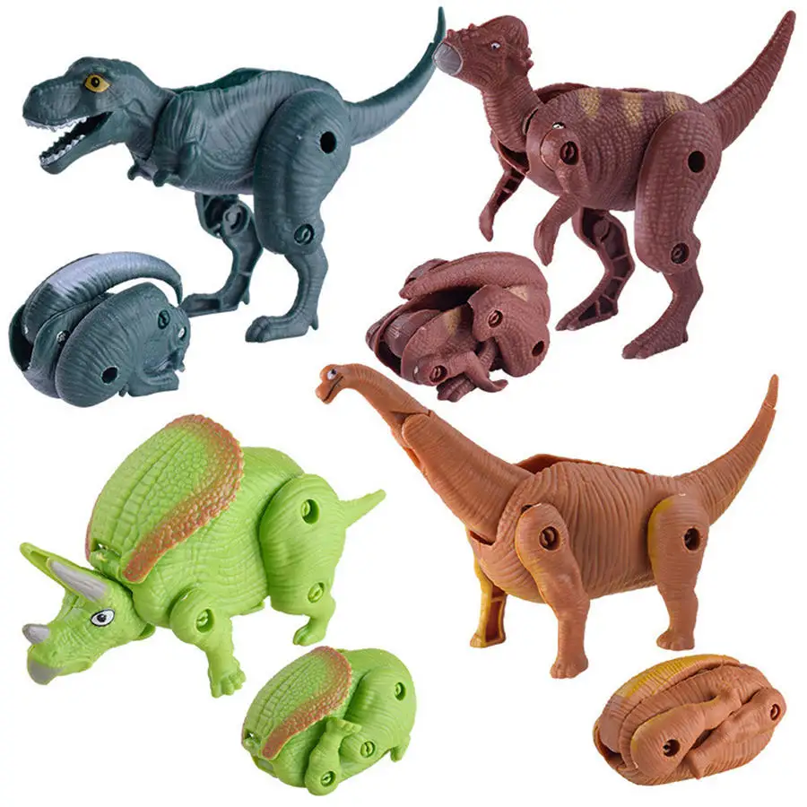 Модный лучший подарок для ребенка, имитирующая Игрушечная модель динозавра, деформированное яйцо динозавра, коллекция для детей, Прямая L