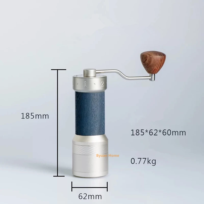Новый MYM57 + нержавеющая сталь кофемолка набор портативный кофе мельница мини
