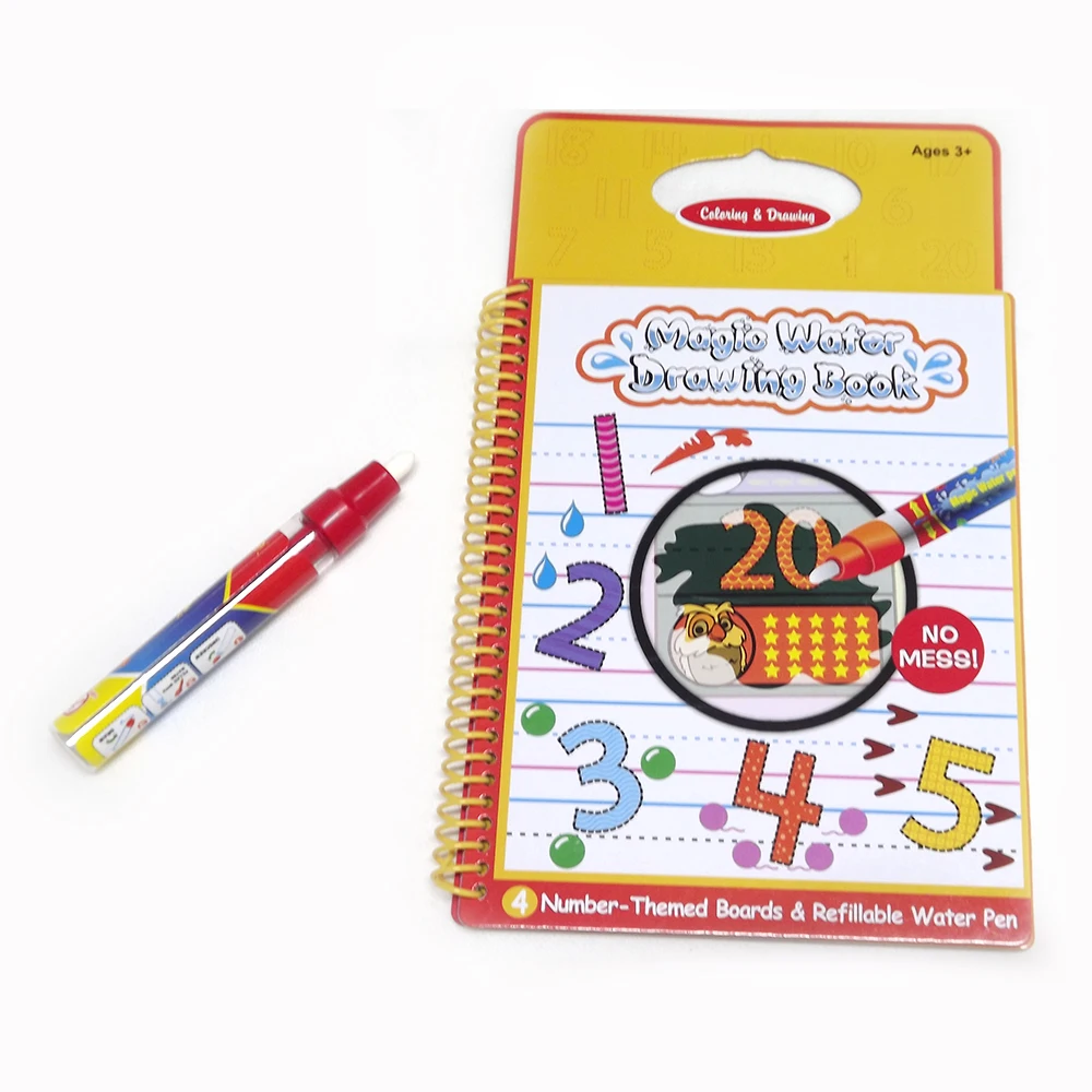 

Magic Water Drawing Book Children Education Drawing Toy Juguetes NUMBER