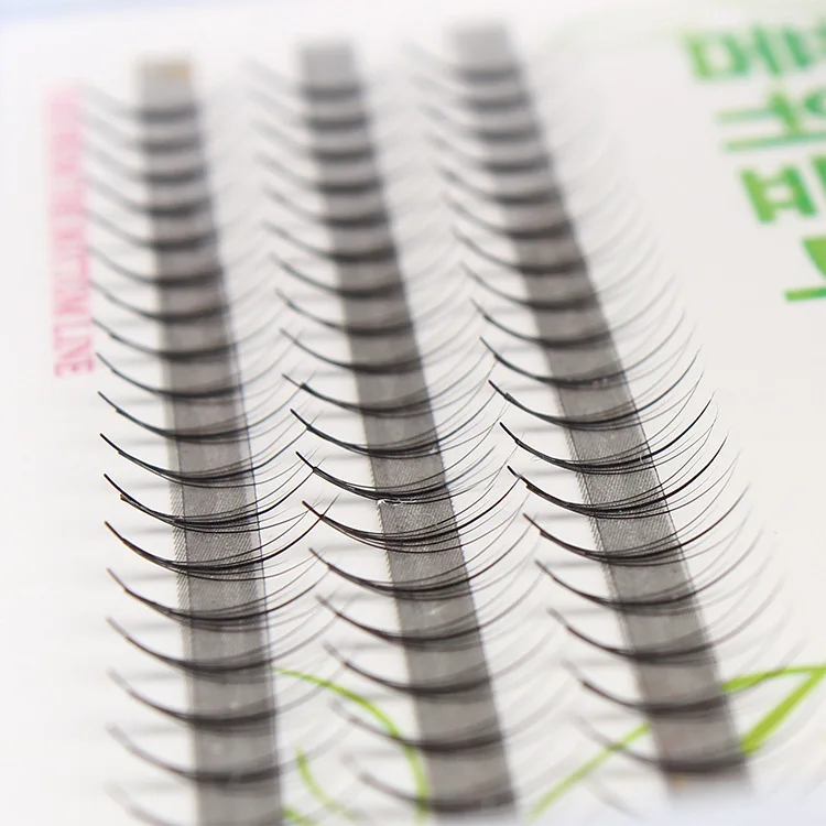 

High Quality Pteris clouds hair 5D mink lashes flat hair Individual false eyelash extension Thick Fake Eyelash 8/10/12MM