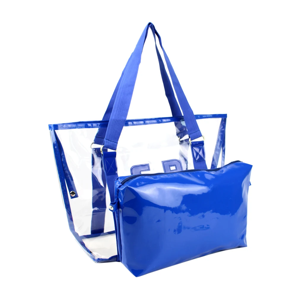 Women Transparent Handbags Luggage Credit Jelly Crystal Tourism Package Ladies Casual Big Shoulder Travel Bag