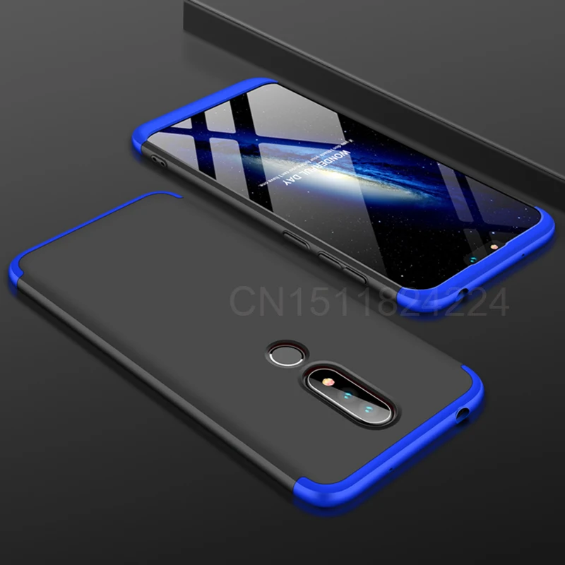 Phone Cases For Nokia 6.1 Plus Case Full Matte Back Cover For Nokia X6 2018 TA-1099 5.8 inch Bumper Shell Cover (16)