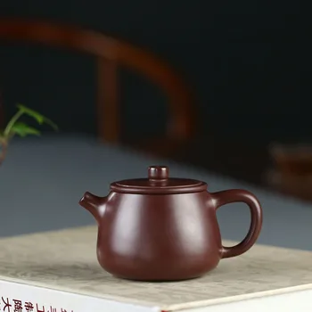 

Yixing Enameled Pottery Teapot Famous Manual Raw Ore Purple And Zhu Mud High Shipiao Kettle Kungfu Online Teapot Tea Set Gift