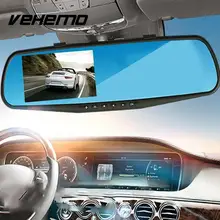 720 P Автомобильные видеорегистраторы Камера регистратор регистраторы 2,8 дюймов с Зеркало заднего вида цифрового видео Регистраторы G-Сенсор Ночное видение видеокамера