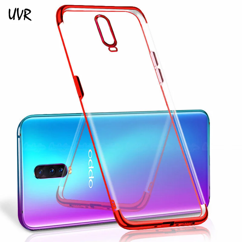 

UVR Luxury Plating TPU Case Cover For OPPO R17 Pro Soft Back Case for OPPO R17Pro RX17 Pro Full Protection Silicon Soft Case