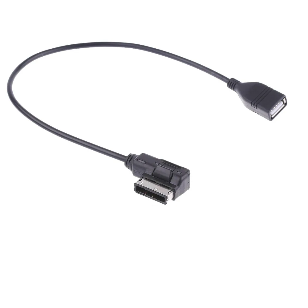 1 шт. MDI MMI AMI к USB Женский аудио AUX кабель адаптер для AUDI A3/A4/A5/A6L/Q5 VW Tiguan/GTI шнур|Кабели