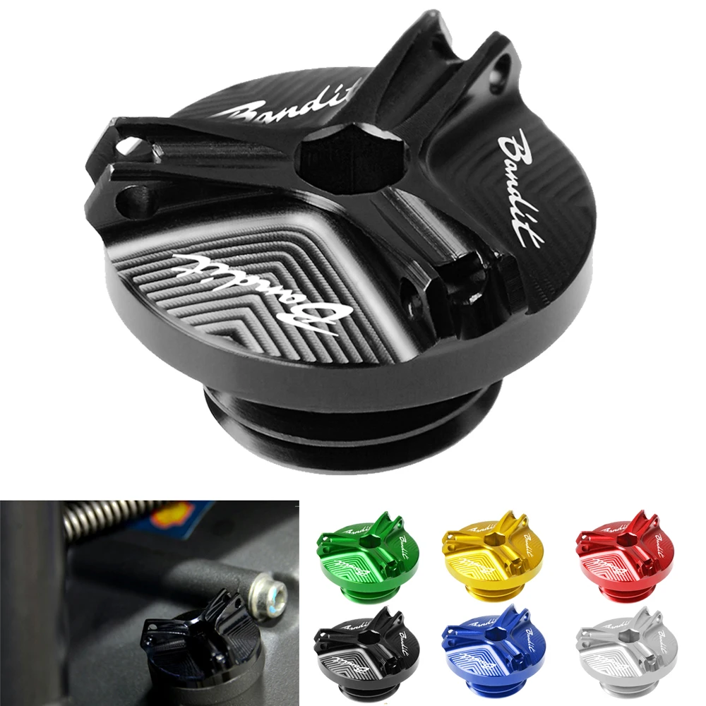 

Motorcycle parts M20*2.5 Engine Oil Drain Plug Sump Nut Cup Plug Cover For Suzuki BANDIT 1200/S 2001-2006 1250/S/F 2006-2015