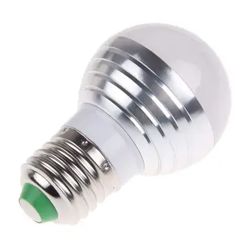 

3W E27 led RGB Bulb Light Lamp 16 Color Changing with Wireless Remote Control