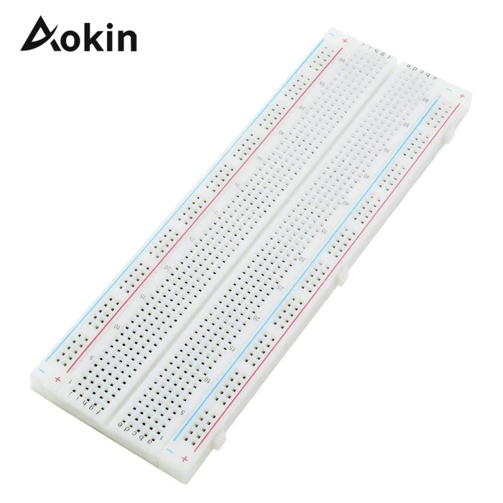 Details about   1pcs Solderless MB-102 MB102 Breadboard 830 Tie Point PCB BreadBoard For Arduino 