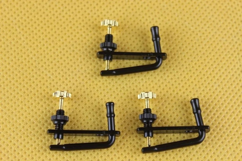 60pcs New Style Good Brand black violin fine tuners 4/4, Violin Parts