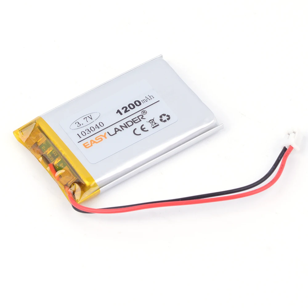 103040 3 7 V 1200mAh литий-полимерный литий-ионный аккумулятор для mp4 mp5 игрушки DVR GPS PDA